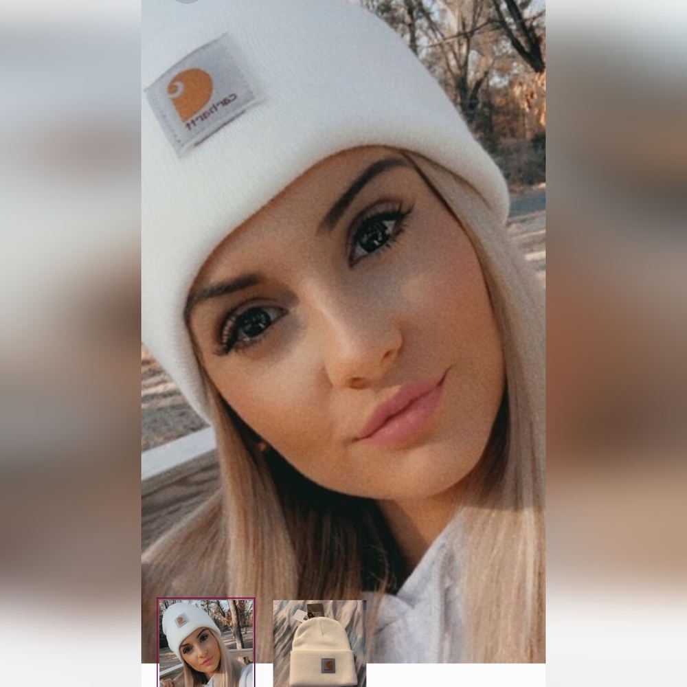 Carhartt|| Womens Cream Color Beanie